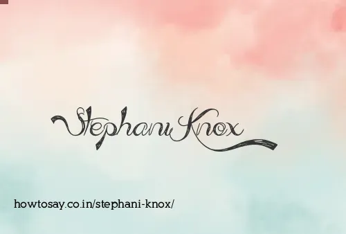 Stephani Knox