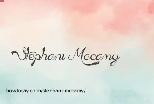 Stephani Mccamy