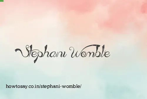 Stephani Womble