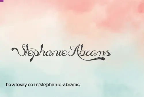 Stephanie Abrams