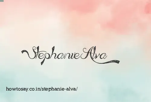 Stephanie Alva