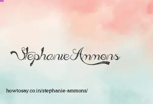 Stephanie Ammons