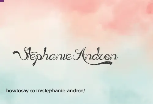 Stephanie Andron