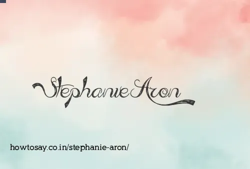 Stephanie Aron