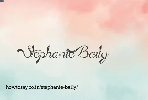 Stephanie Baily