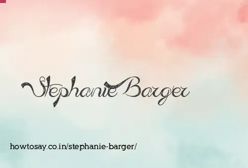 Stephanie Barger