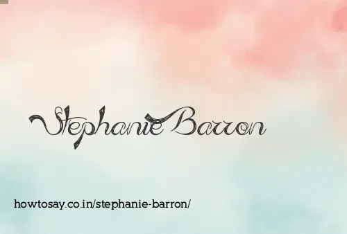 Stephanie Barron