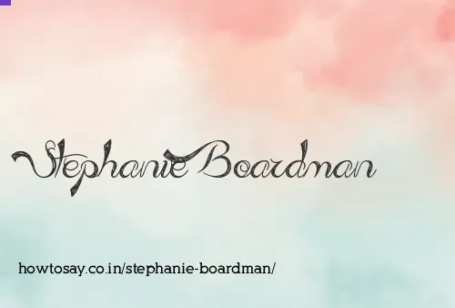 Stephanie Boardman