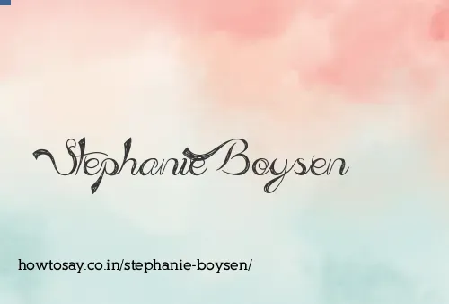 Stephanie Boysen