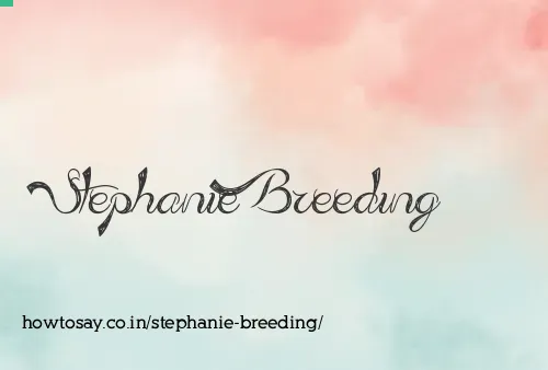 Stephanie Breeding