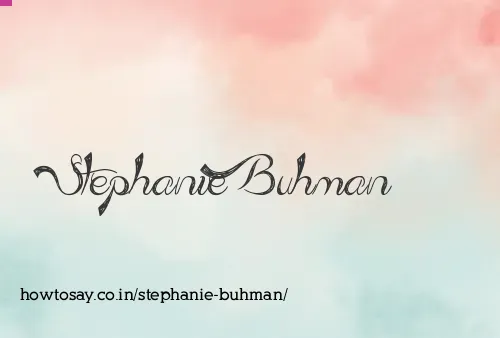 Stephanie Buhman