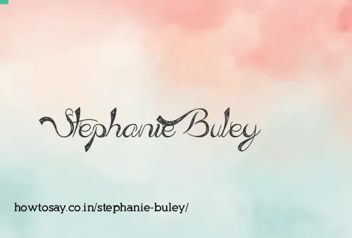 Stephanie Buley