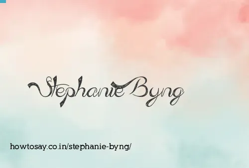Stephanie Byng