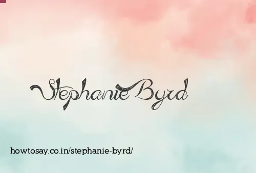 Stephanie Byrd