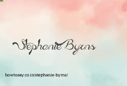 Stephanie Byrns