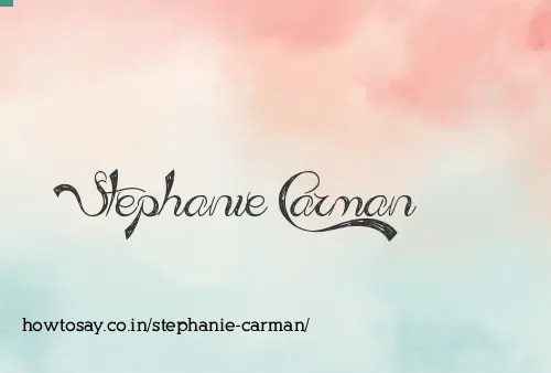 Stephanie Carman