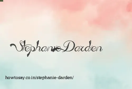 Stephanie Darden