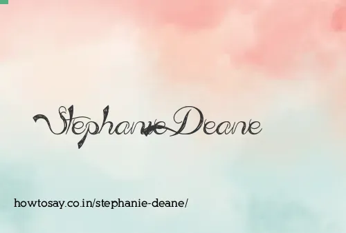 Stephanie Deane
