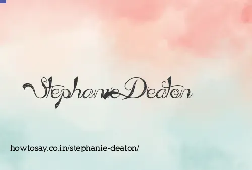 Stephanie Deaton