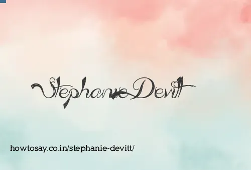 Stephanie Devitt