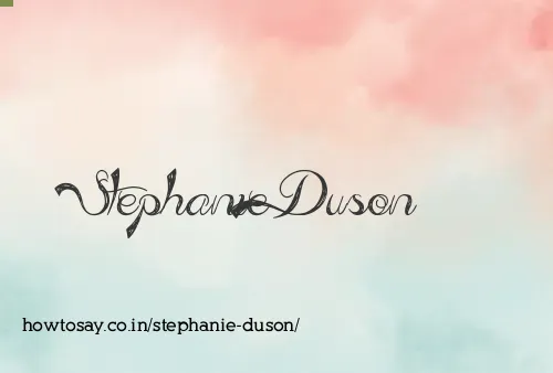 Stephanie Duson