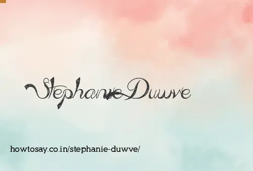 Stephanie Duwve