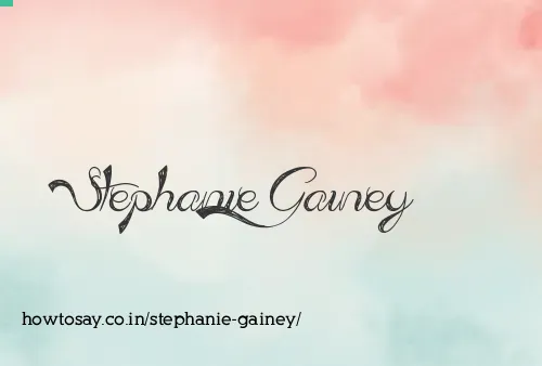 Stephanie Gainey