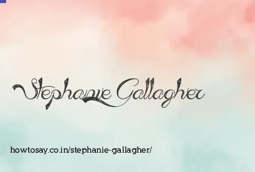 Stephanie Gallagher