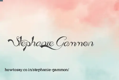 Stephanie Gammon