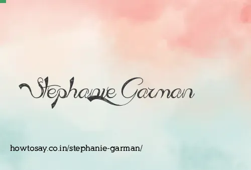 Stephanie Garman