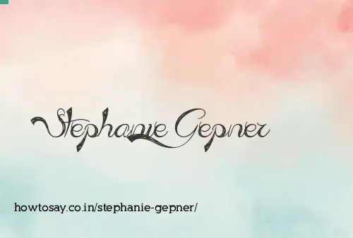 Stephanie Gepner