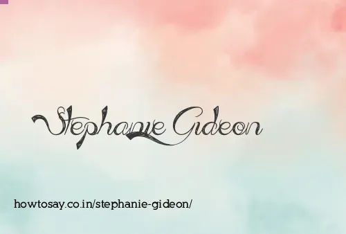 Stephanie Gideon