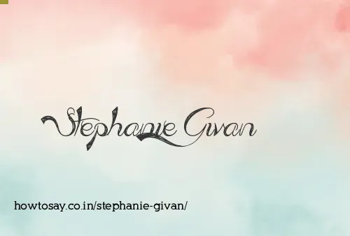 Stephanie Givan