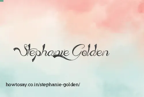 Stephanie Golden