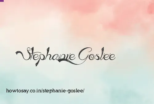 Stephanie Goslee