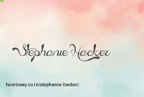 Stephanie Hacker