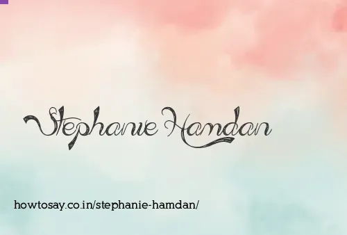 Stephanie Hamdan