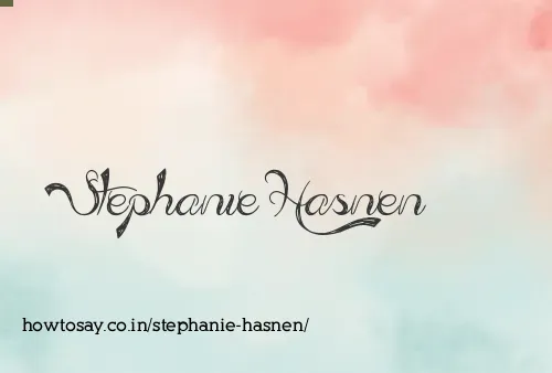 Stephanie Hasnen