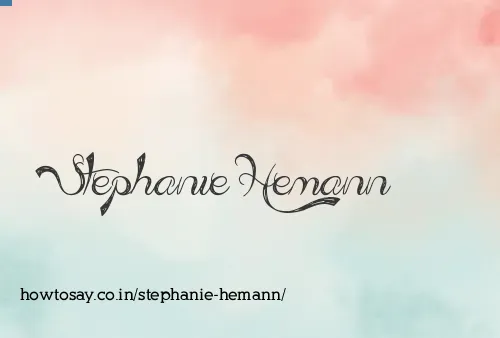 Stephanie Hemann