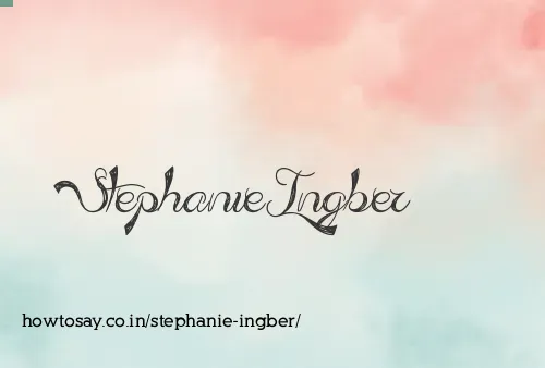 Stephanie Ingber