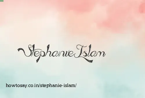 Stephanie Islam