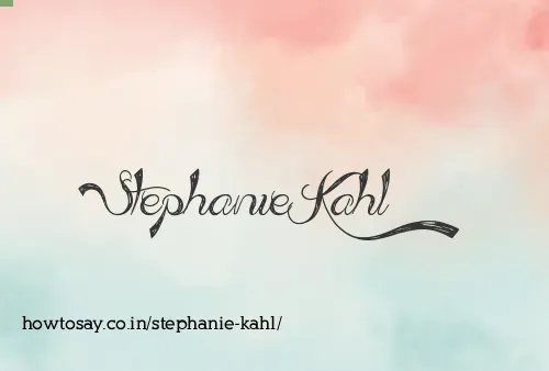 Stephanie Kahl