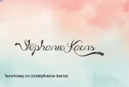 Stephanie Karns