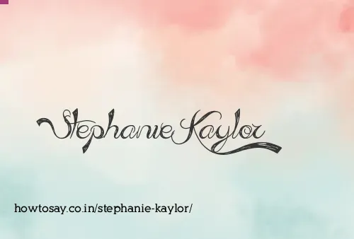 Stephanie Kaylor