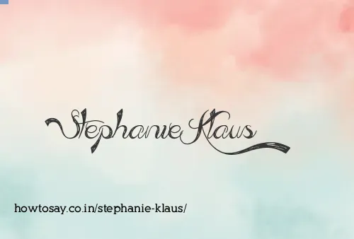 Stephanie Klaus