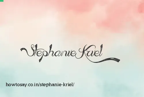 Stephanie Kriel