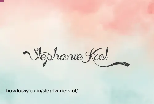 Stephanie Krol