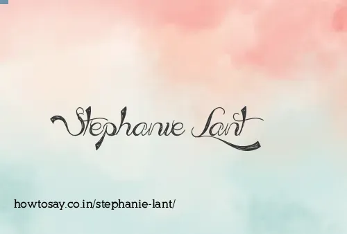 Stephanie Lant