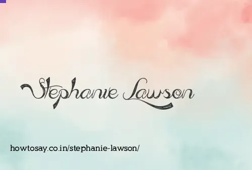 Stephanie Lawson