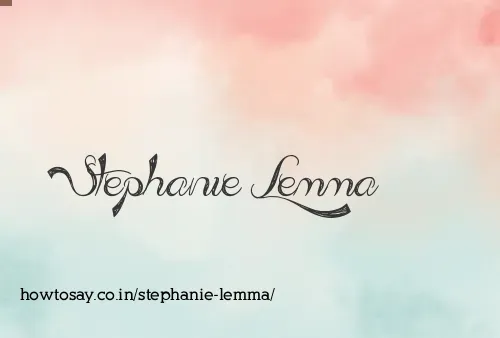 Stephanie Lemma